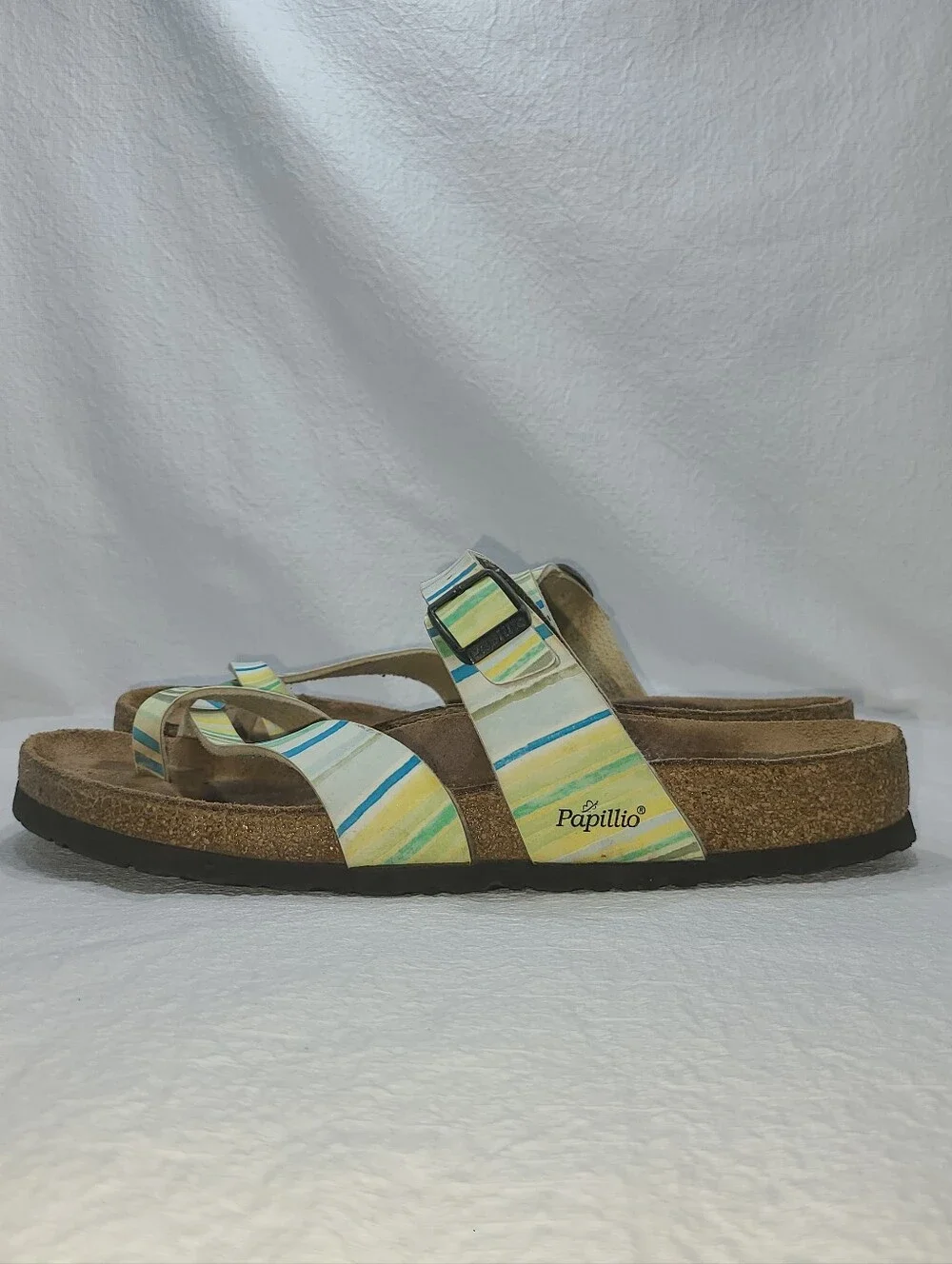 Mens Papillio by Birkenstock Tabora Sandals Size: 10 Color: Multicolor